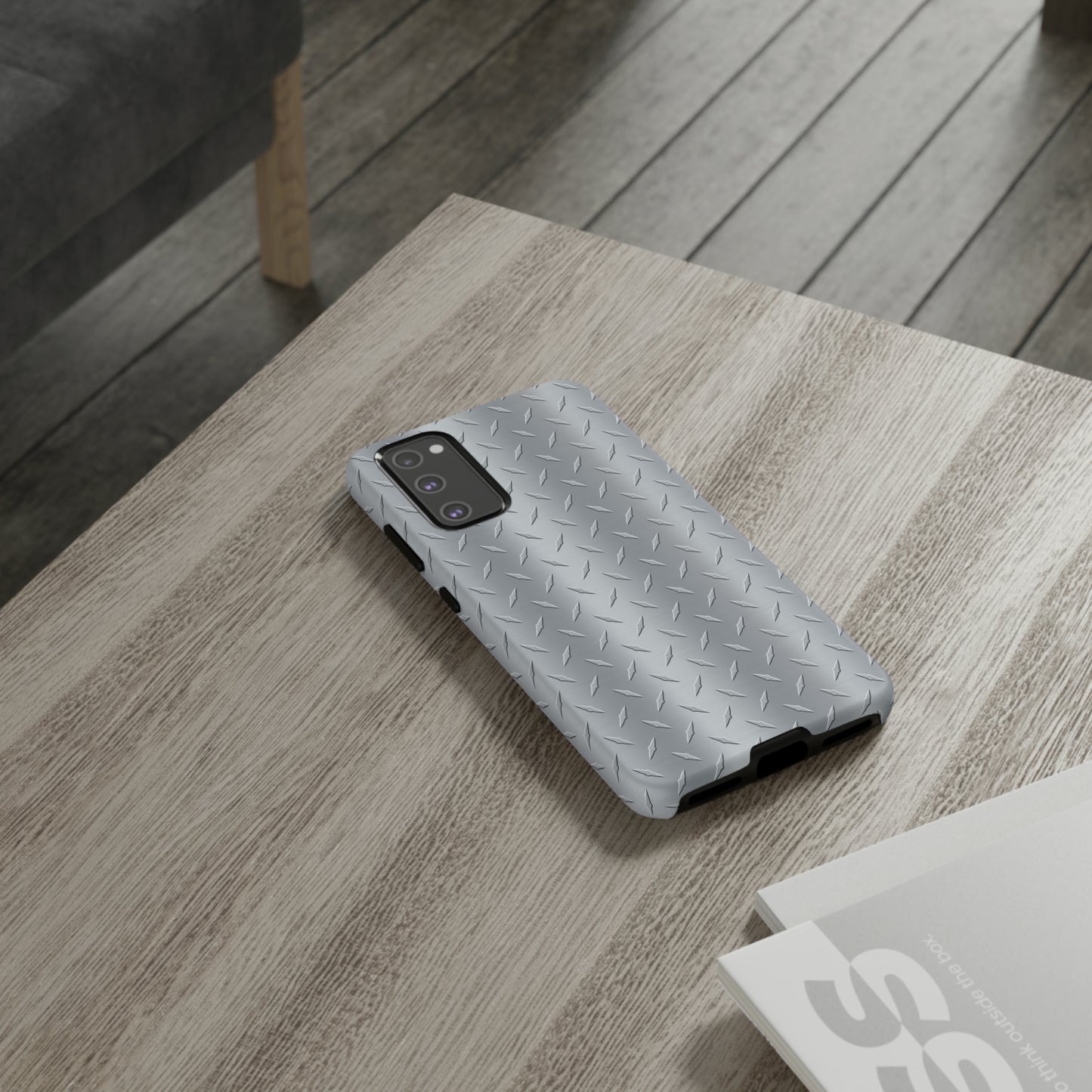 Diamond Plate Inspired Tough Phone Cases