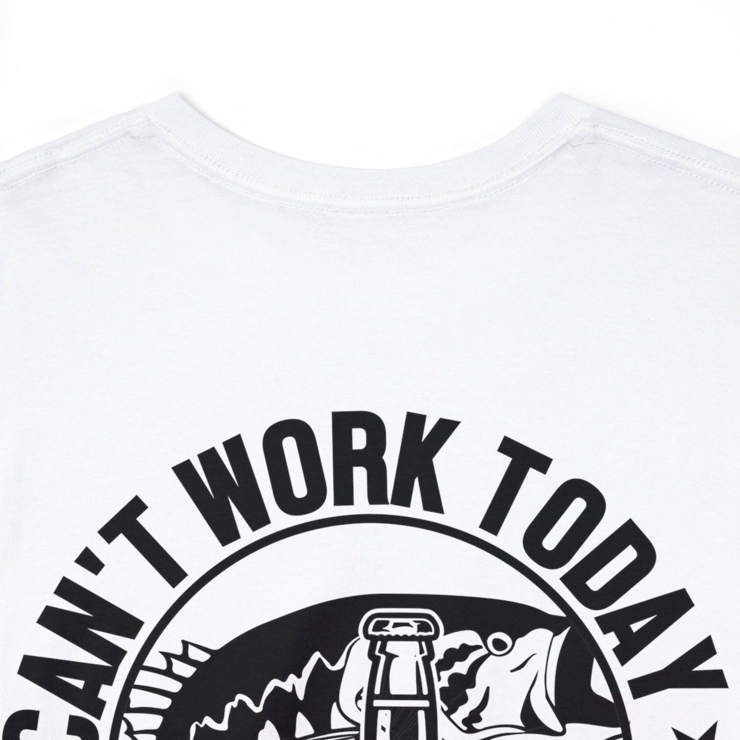 Cant Work Today My Arm Is In A Cast Unisex Heavy Cotton Tee