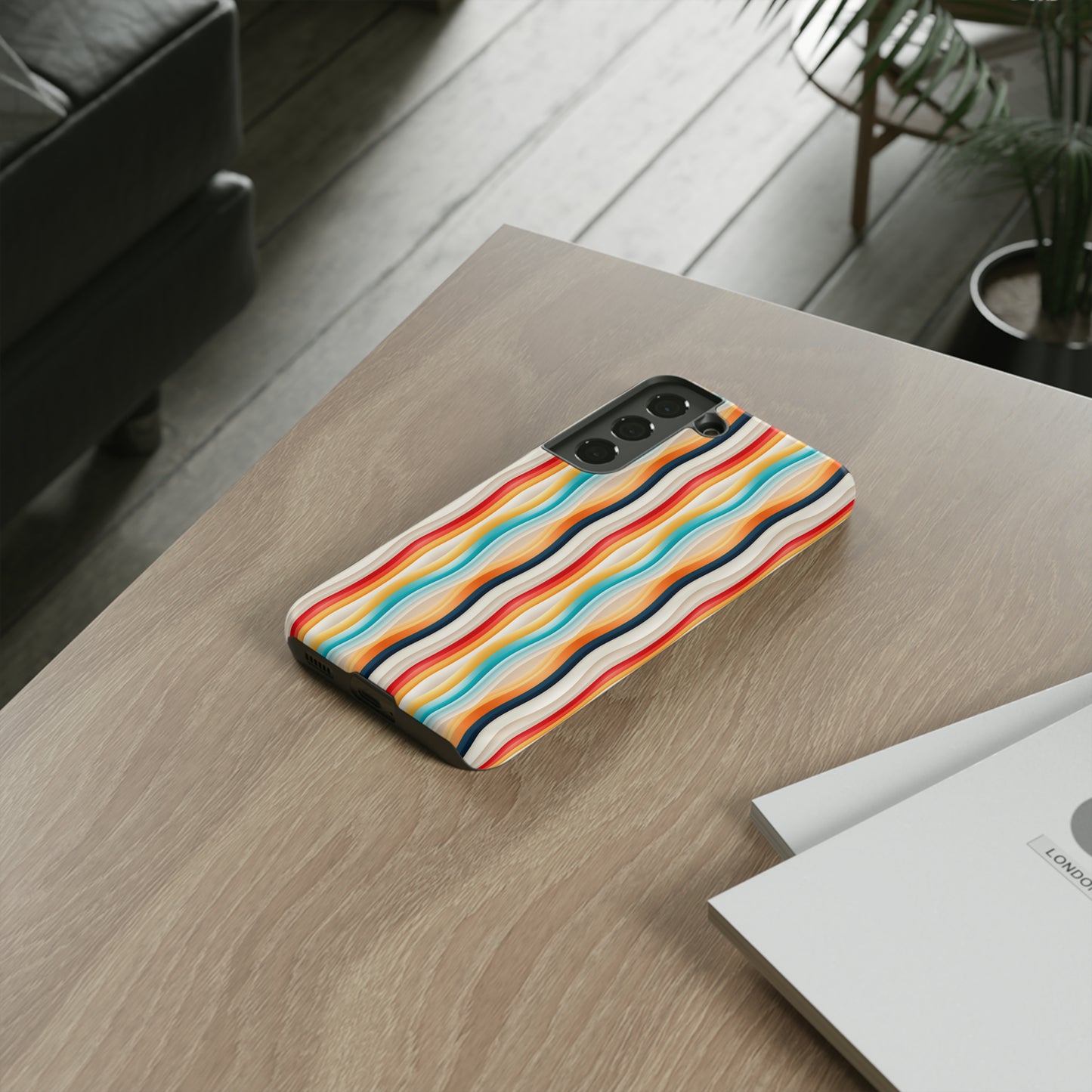 Color Wave Fusion Tough Phone Cases