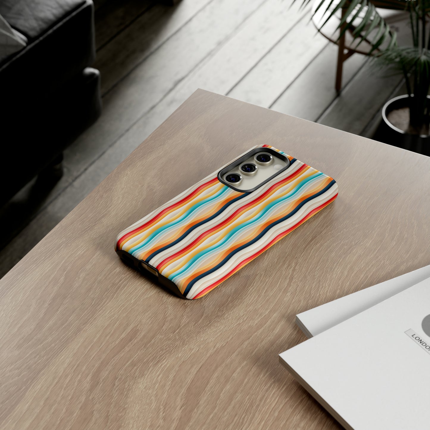 Color Wave Fusion Tough Phone Cases