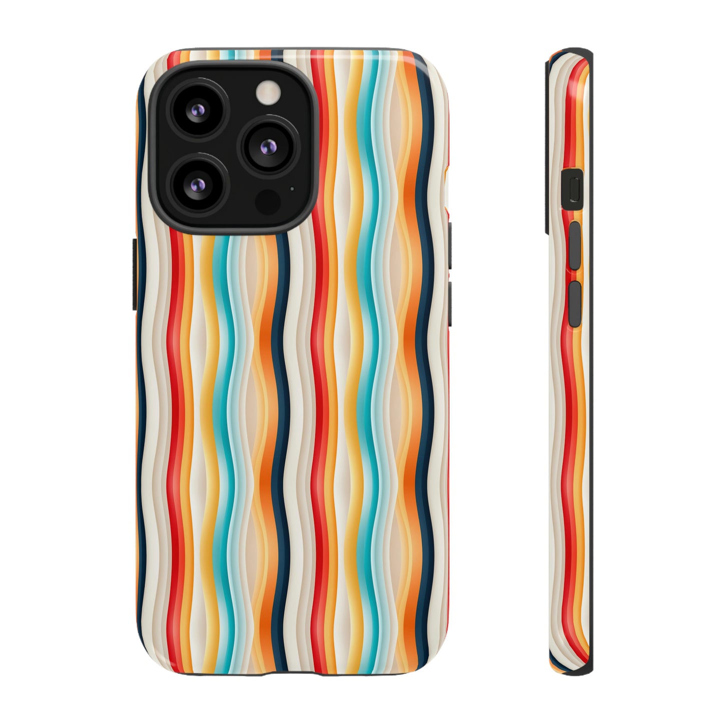 Color Wave Fusion Tough Phone Cases