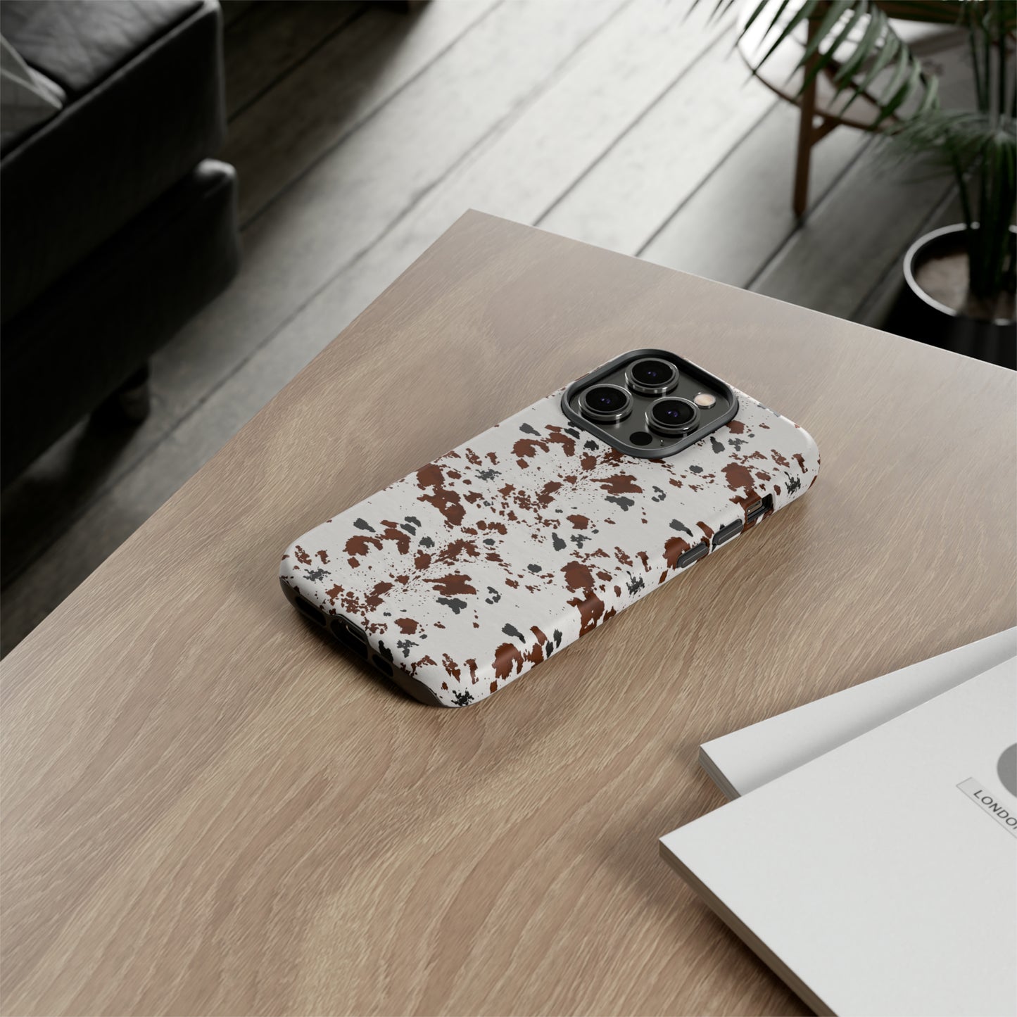 Cowhide Inspired Tough Phone Cases
