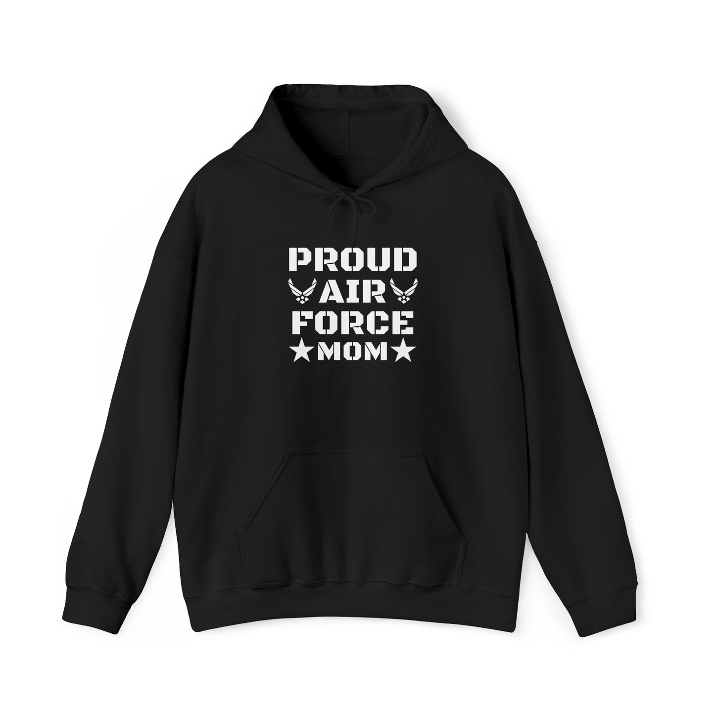 Proud Air Force MOM Unisex Heavy Blend™ Hooded Sweatshirt