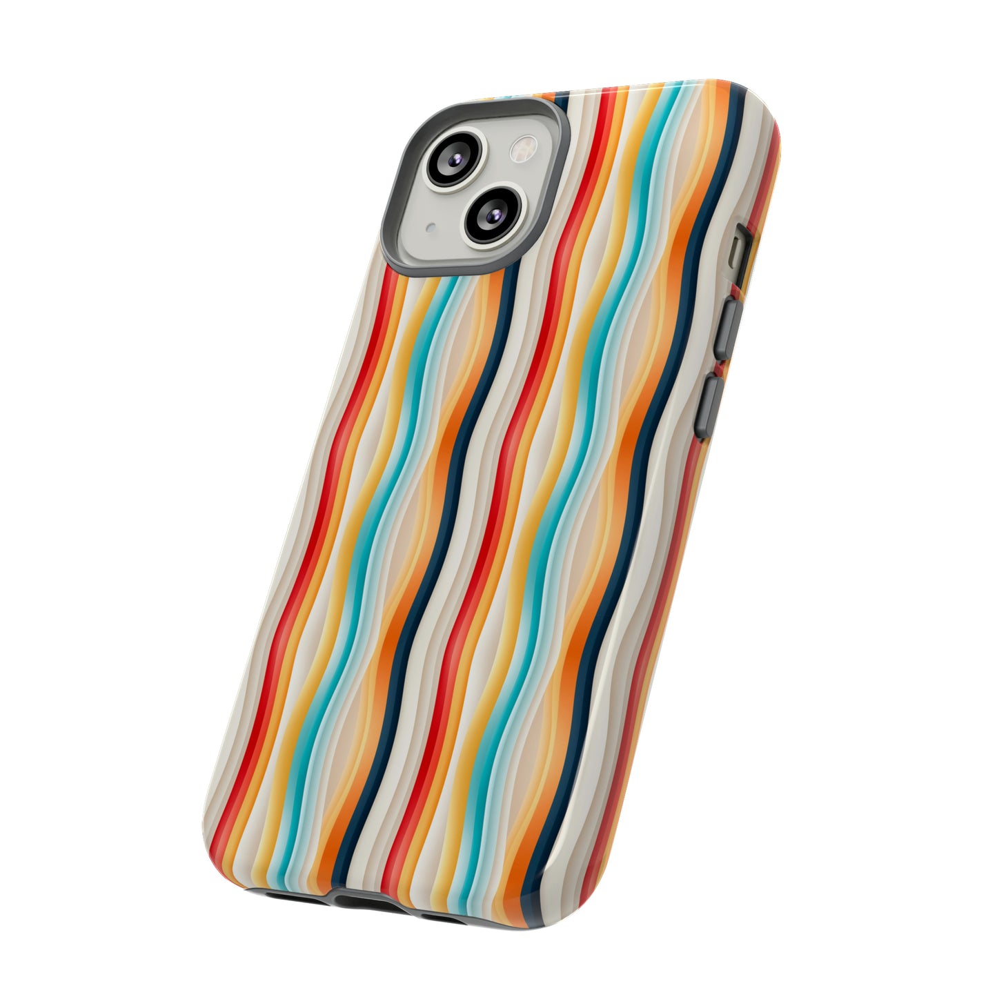 Color Wave Fusion Tough Phone Cases