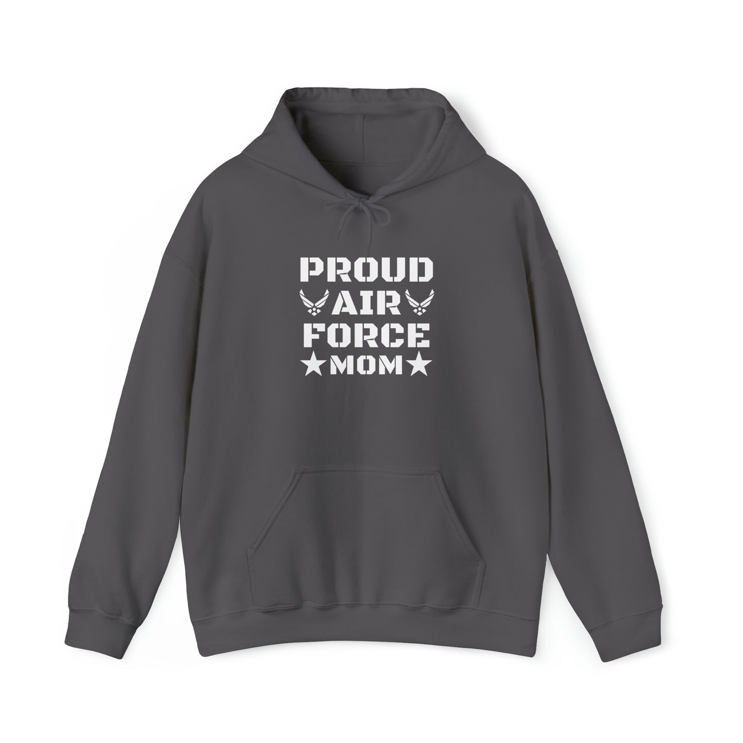 Proud Air Force MOM Unisex Heavy Blend™ Hooded Sweatshirt