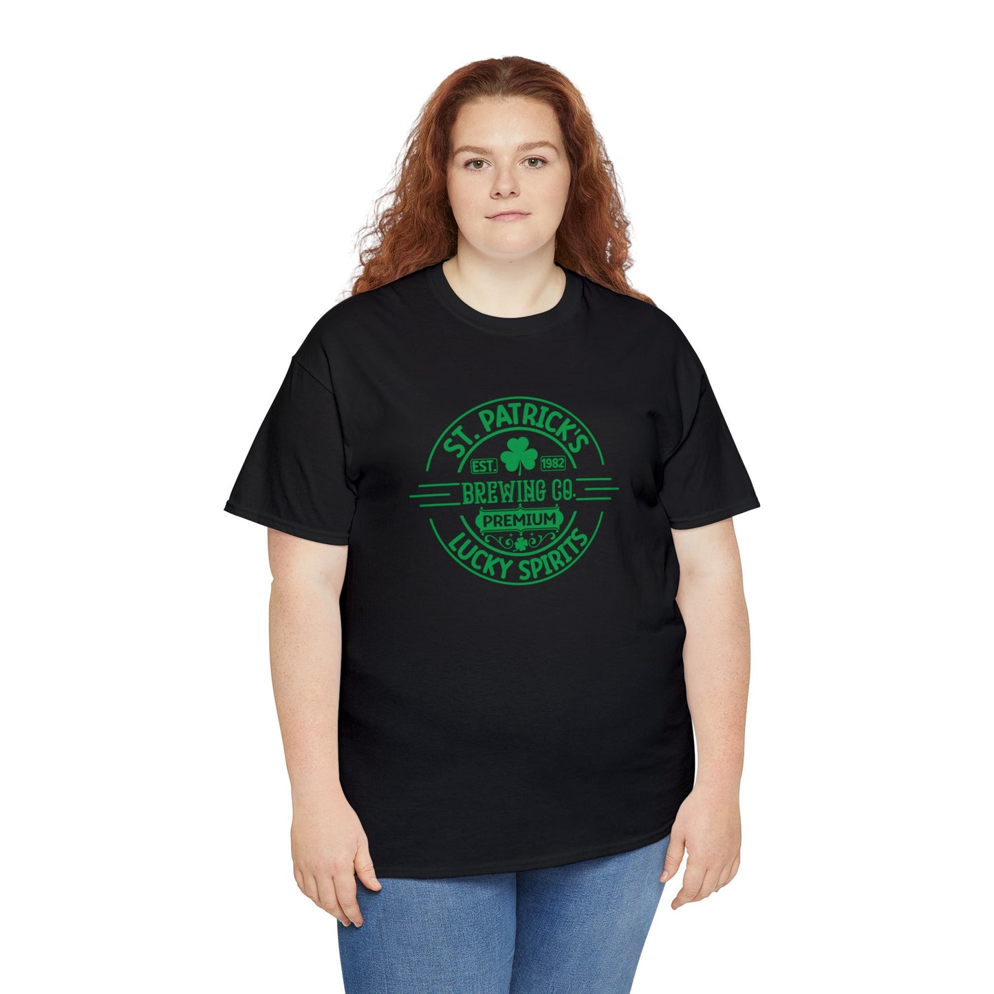 St. Patrick's Brewing Co. Style 3 Unisex Heavy Cotton Tee