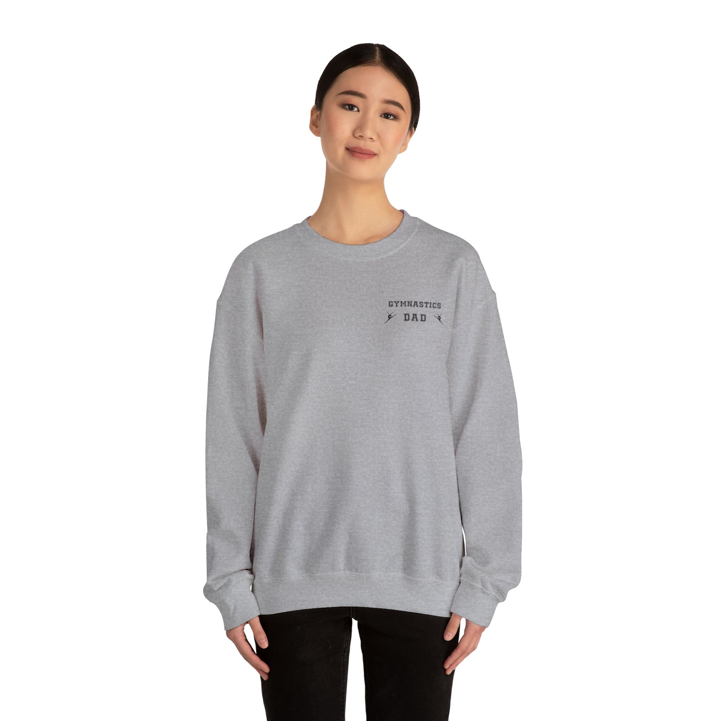 Gymastics Dad Scan For Payment  Unisex Heavy Blend™ Crewneck Sweatshirt