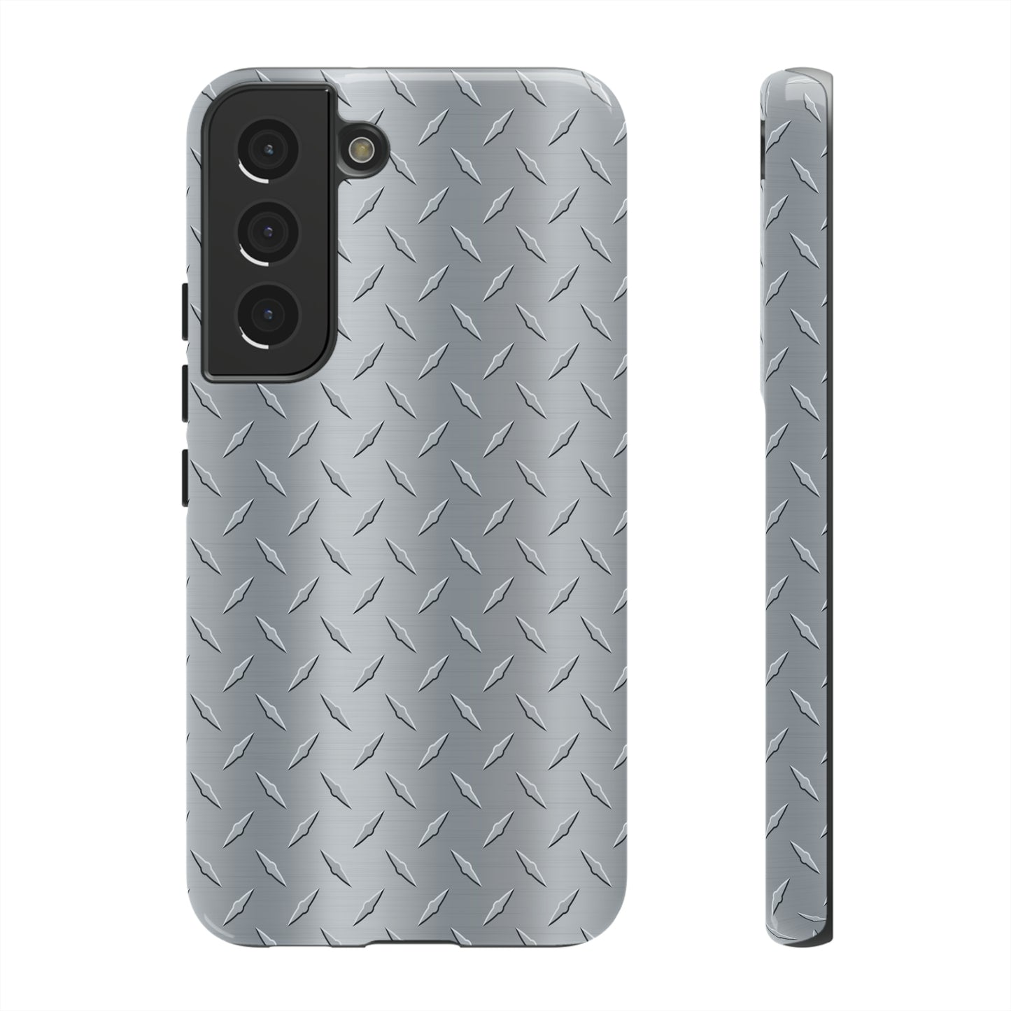 Diamond Plate Inspired Tough Phone Cases