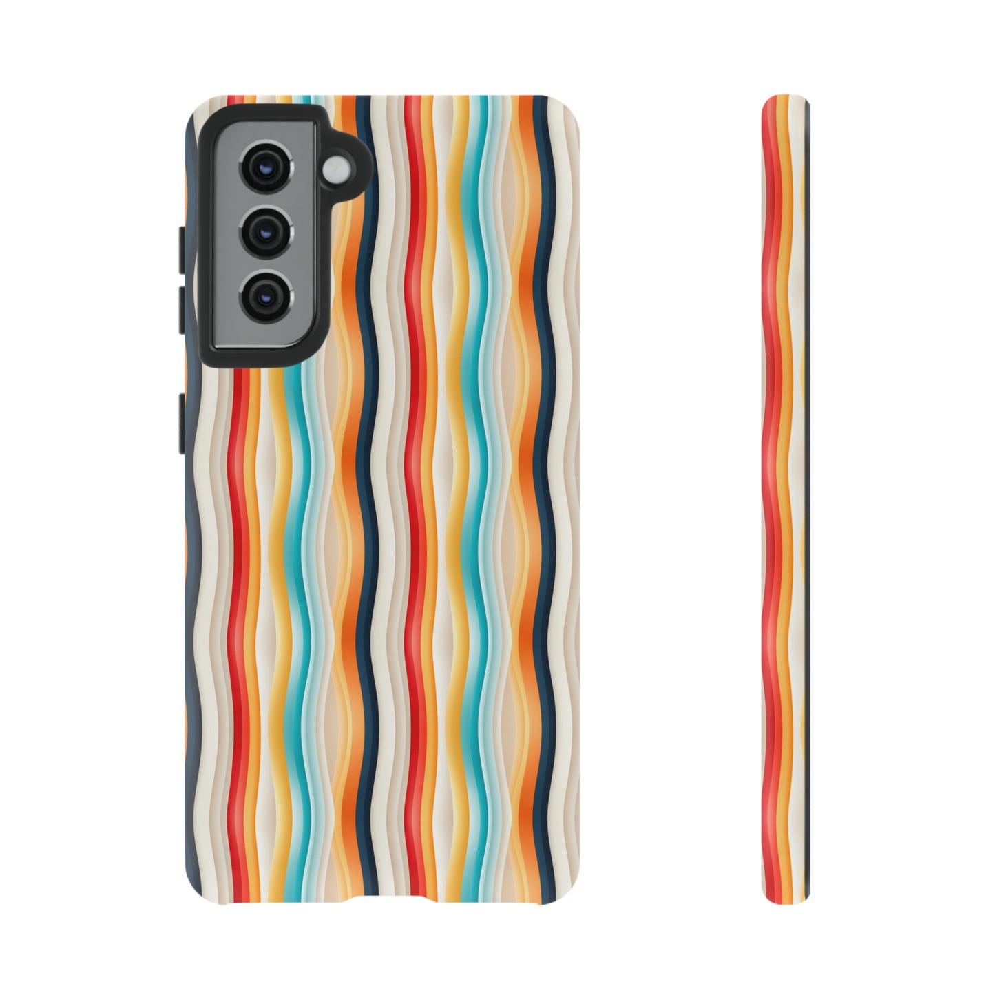 Color Wave Fusion Tough Phone Cases