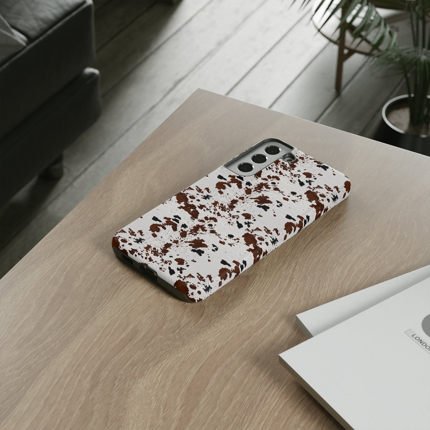 Cowhide Inspired Tough Phone Cases