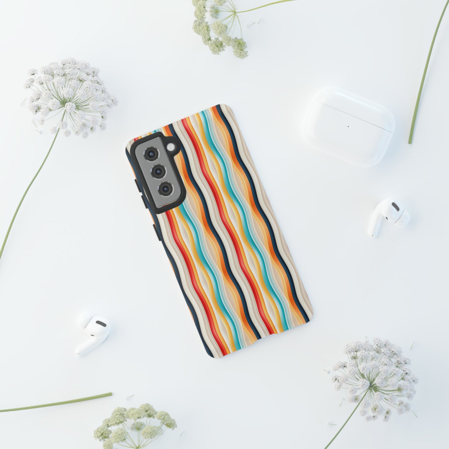 Color Wave Fusion Tough Phone Cases