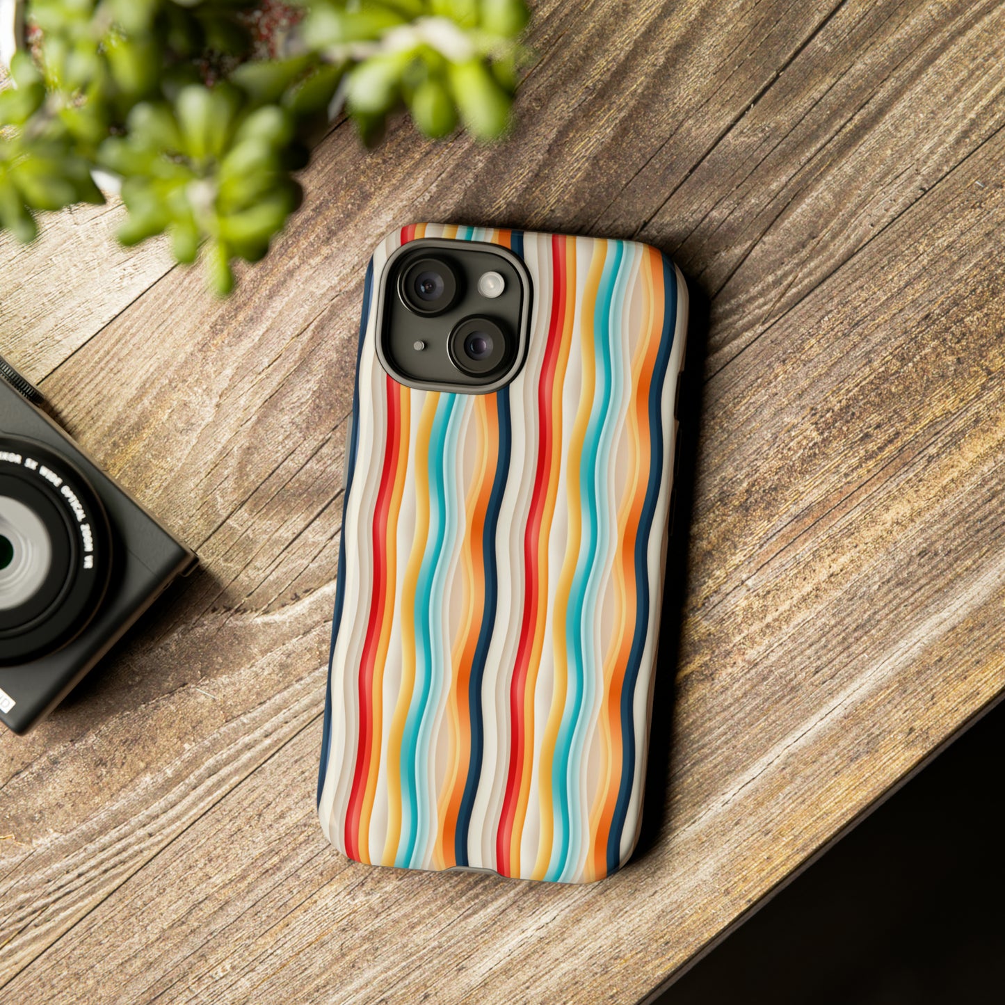 Color Wave Fusion Tough Phone Cases