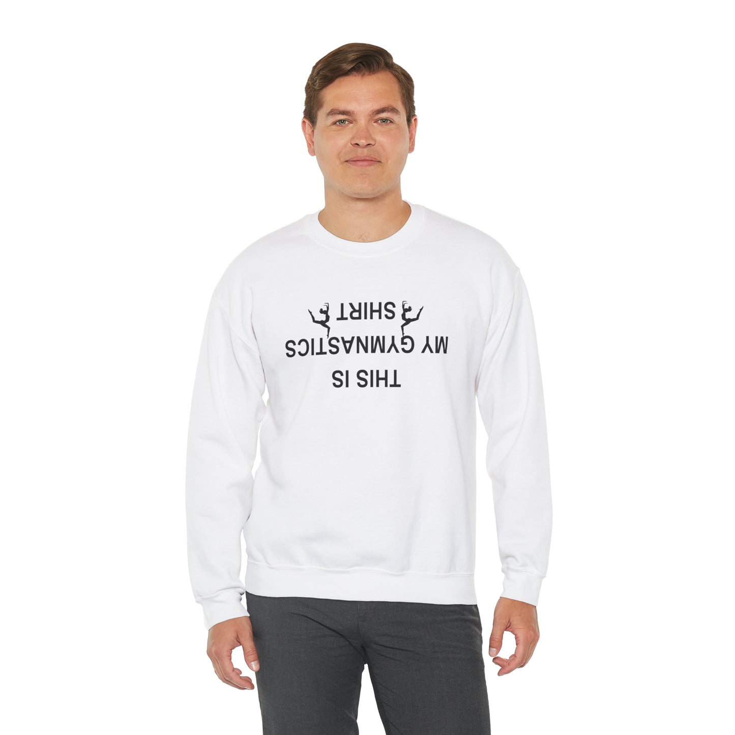 This is My Gymnastics Shirt (upside down) Unisex Heavy Blend™ Crewneck Sweatshirt