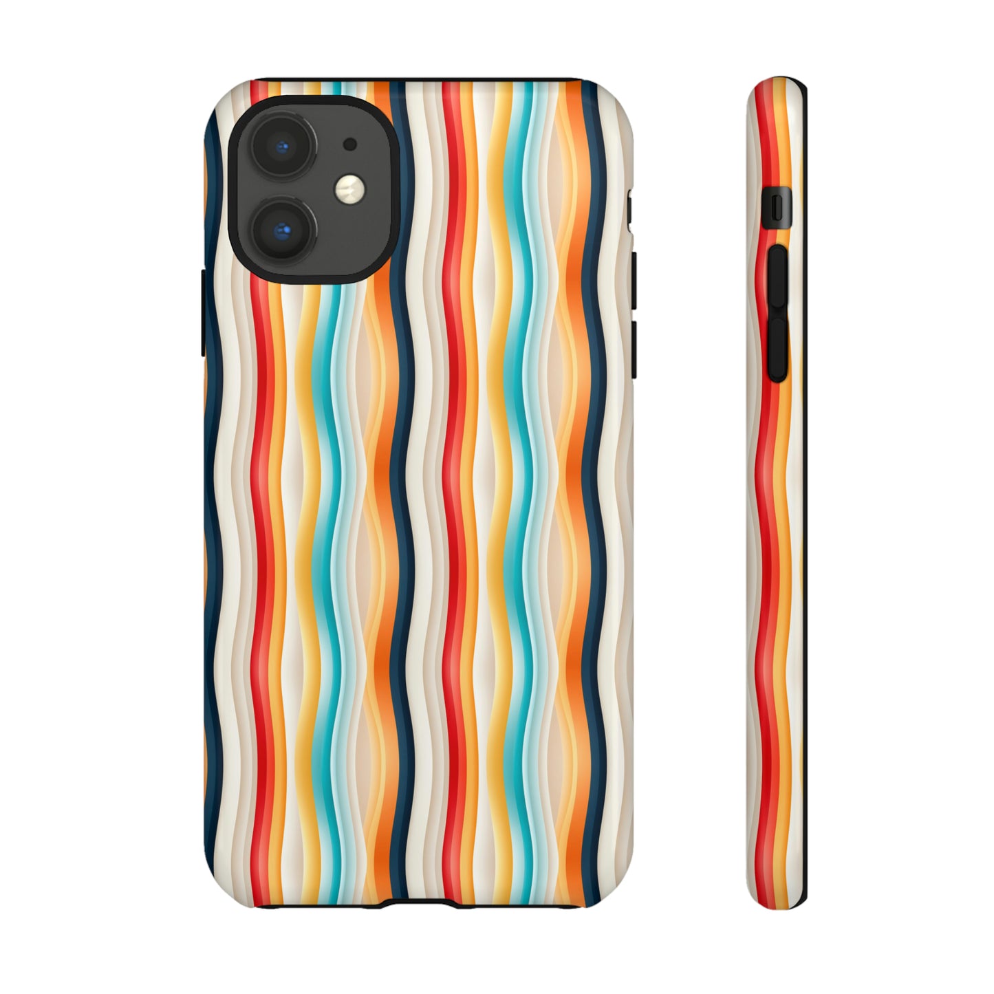 Color Wave Fusion Tough Phone Cases