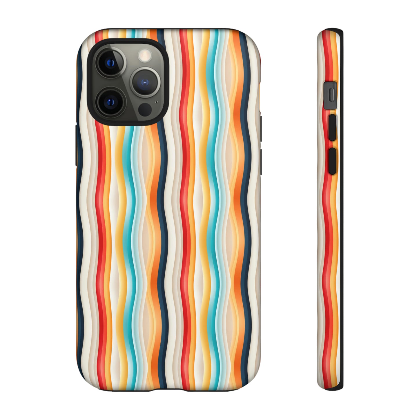 Color Wave Fusion Tough Phone Cases