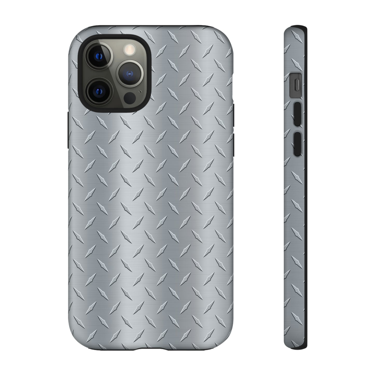 Diamond Plate Inspired Tough Phone Cases