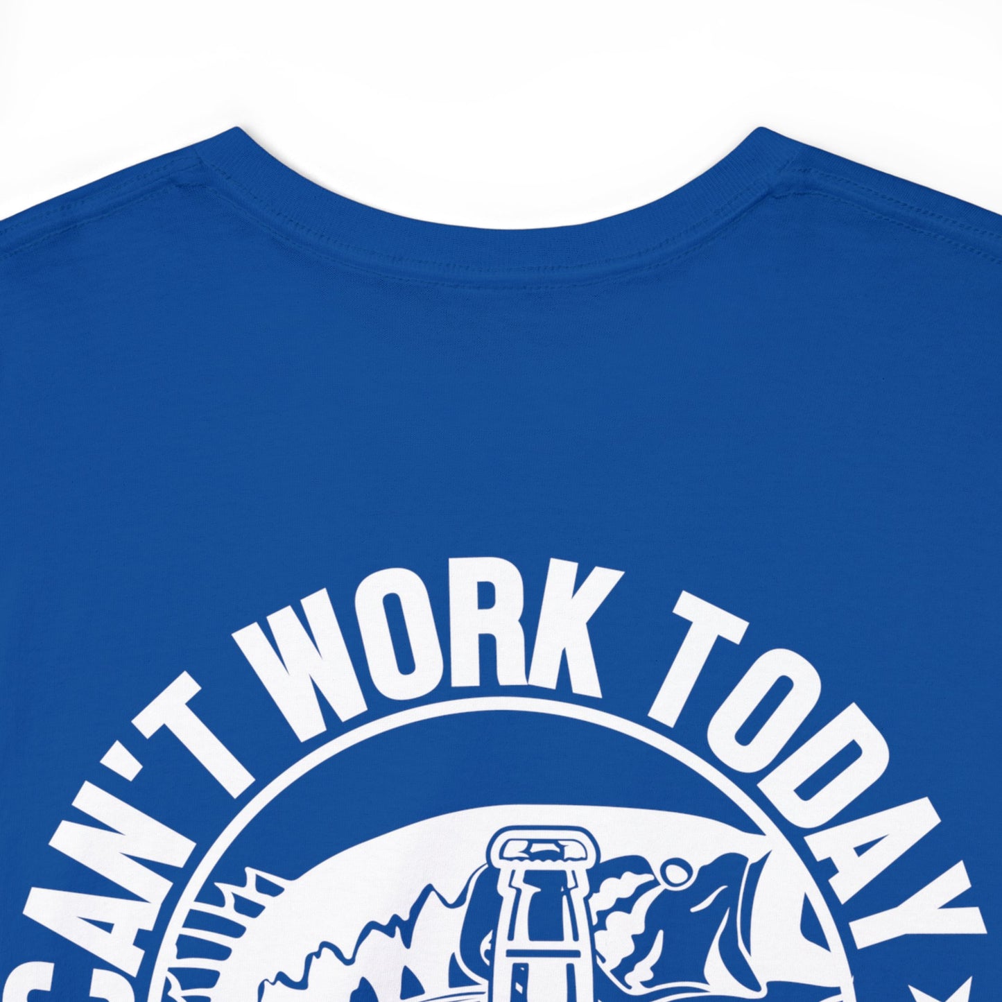 Cant Work Today My Arm Is In A Cast Unisex Heavy Cotton Tee