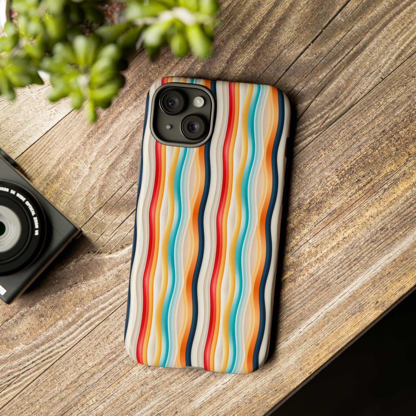 Color Wave Fusion Tough Phone Cases