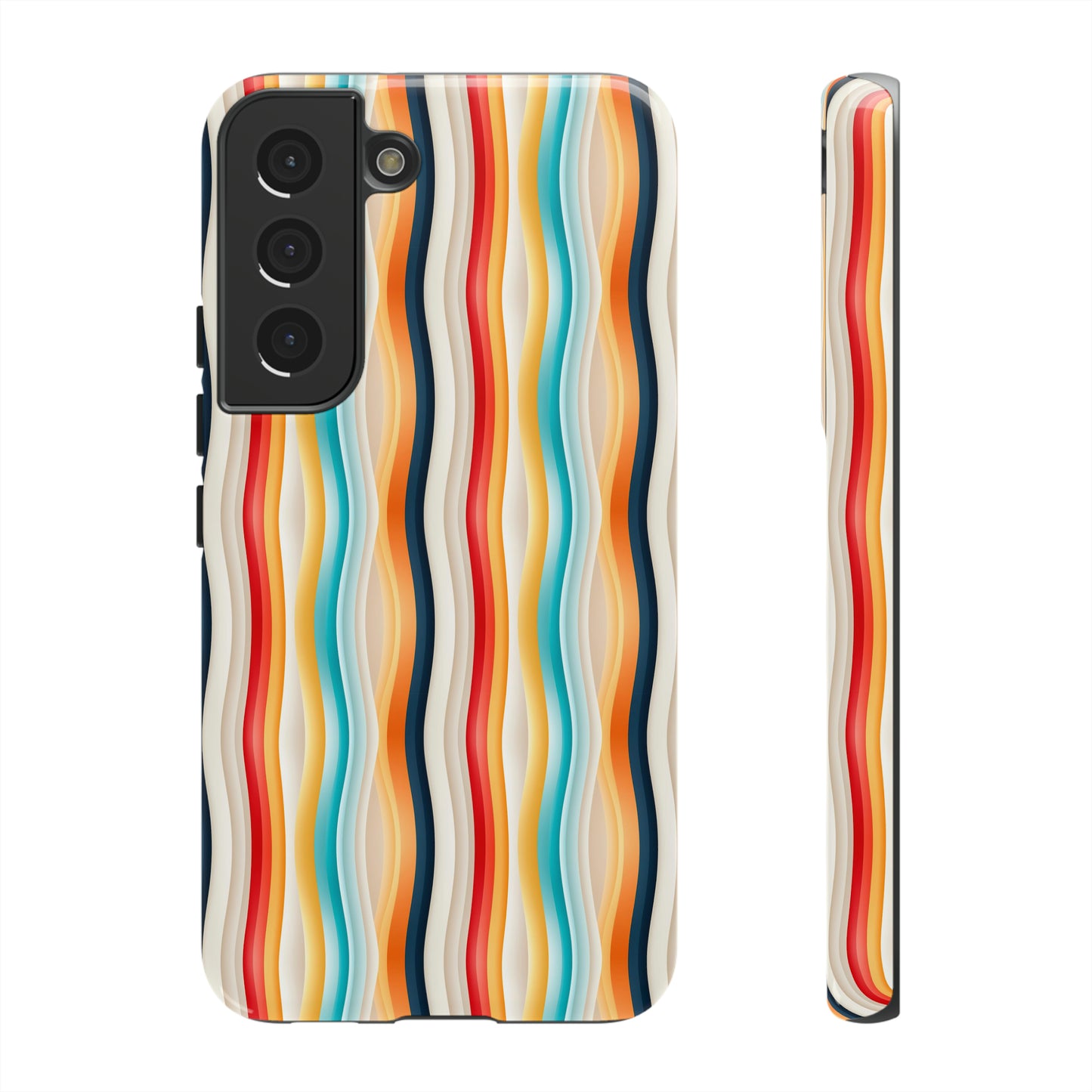 Color Wave Fusion Tough Phone Cases