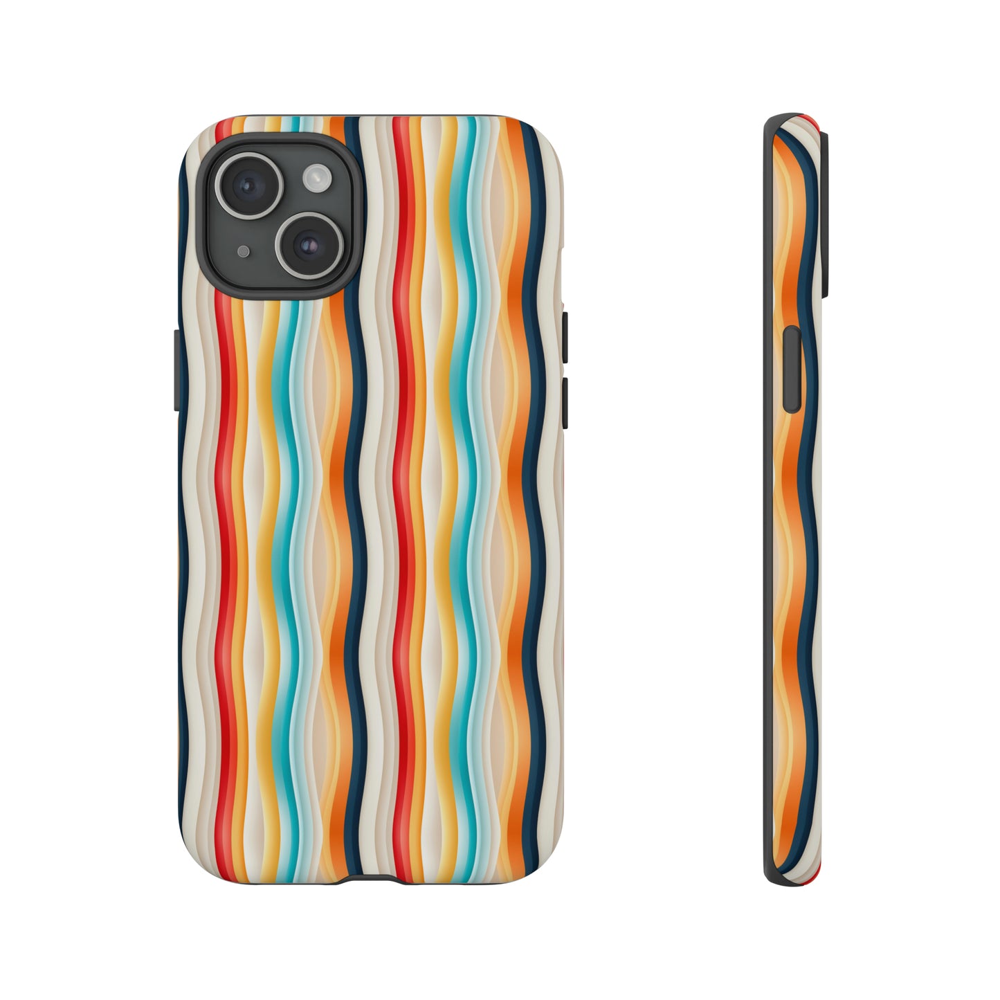 Color Wave Fusion Tough Phone Cases