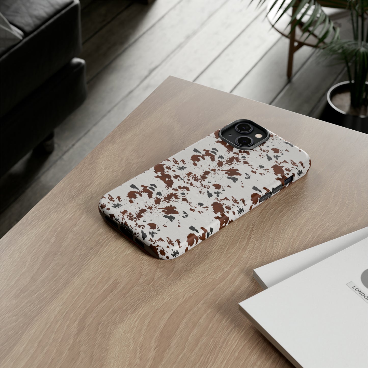 Cowhide Inspired Tough Phone Cases