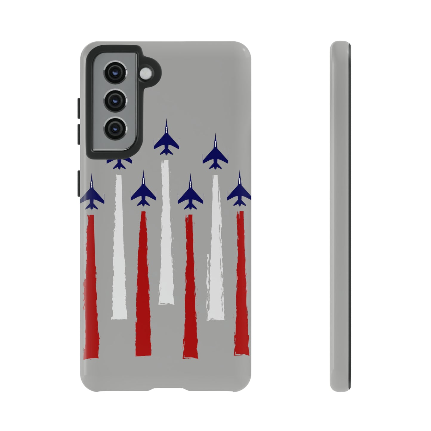 Red, White, & Blue US Jets Tough Phone Cases