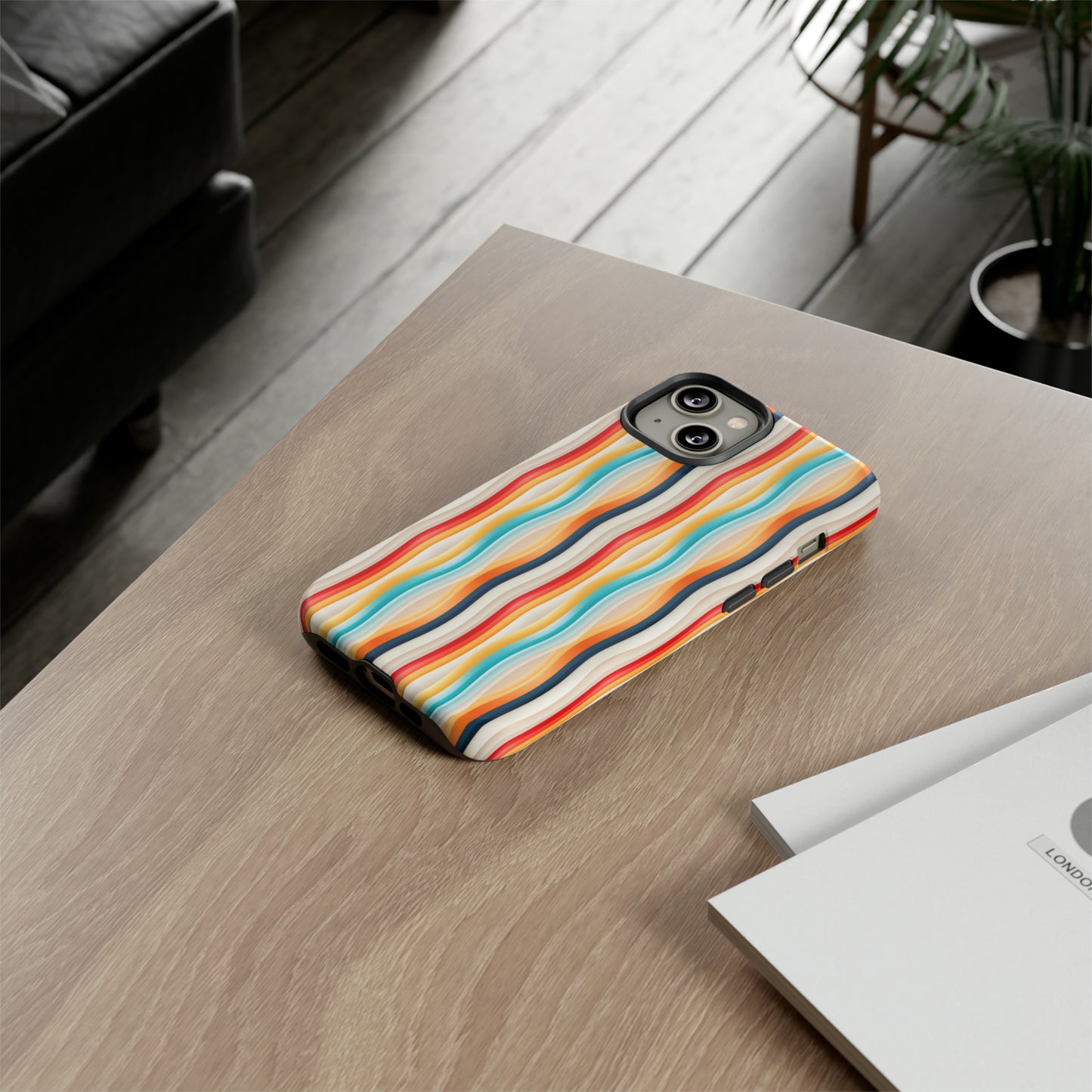 Color Wave Fusion Tough Phone Cases