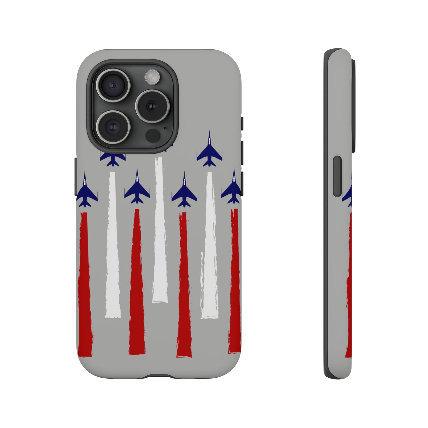Red, White, & Blue US Jets Tough Phone Cases