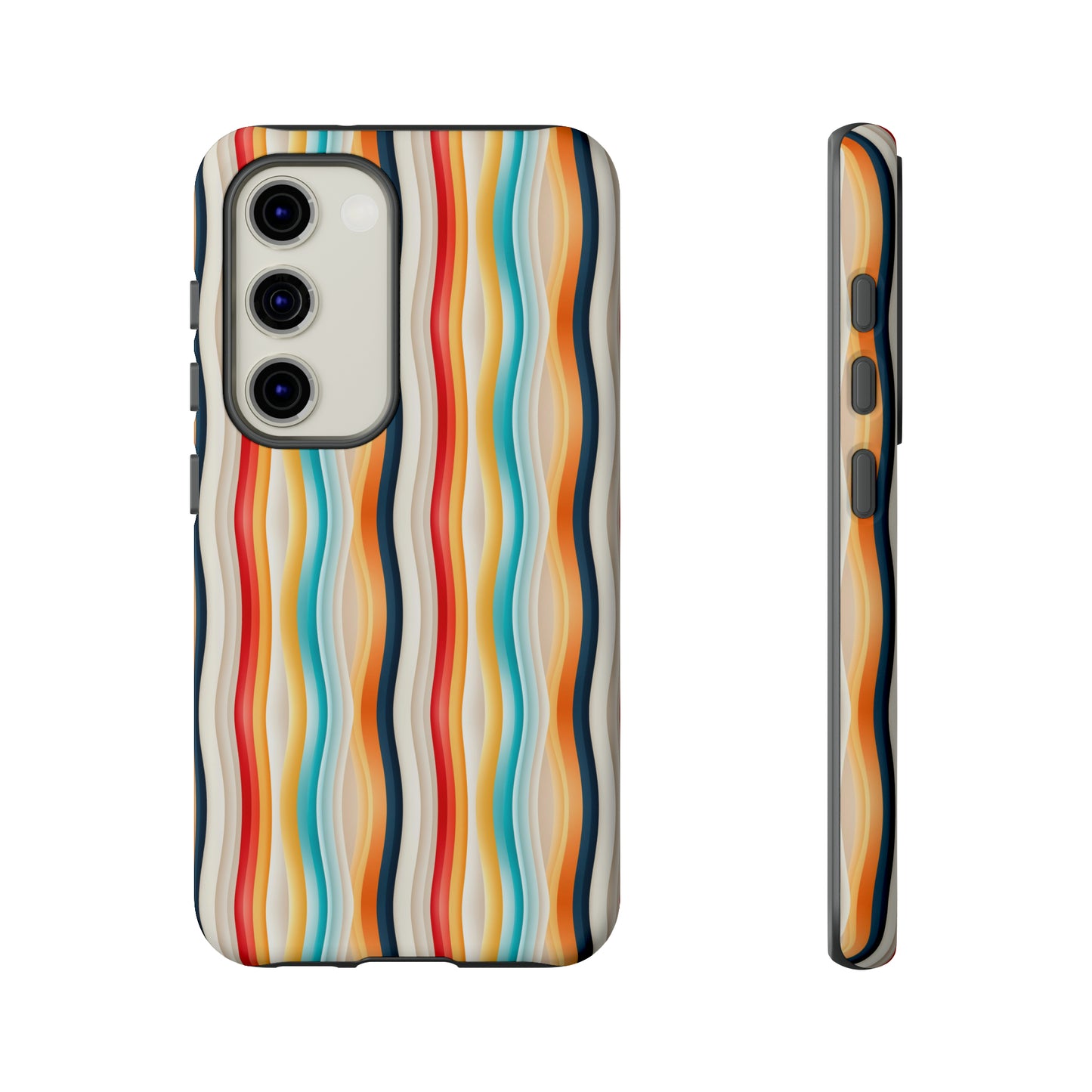 Color Wave Fusion Tough Phone Cases