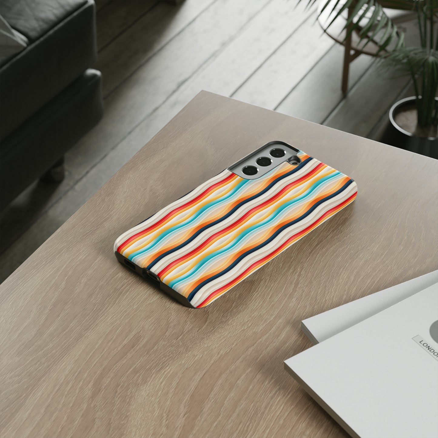 Color Wave Fusion Tough Phone Cases